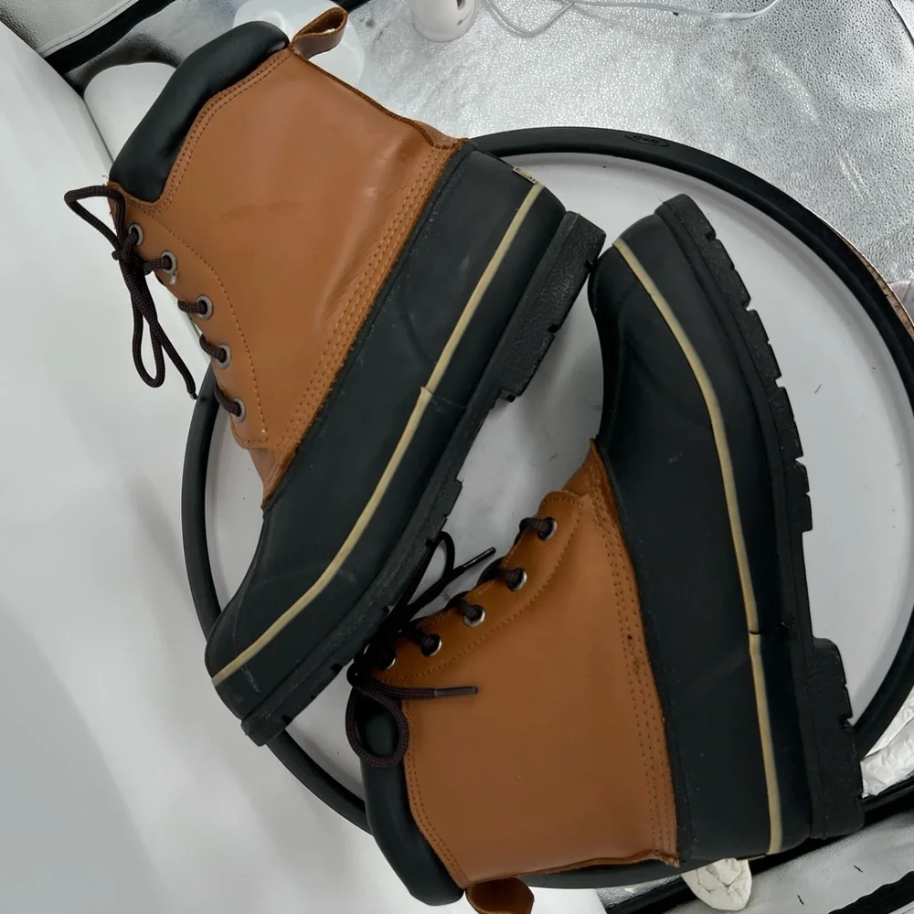 TOTES WATERPROOF DUCK BOOTS FLEECE LINED WELL MADE‎